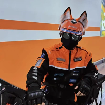 Red-Orange White Wolf: Universal Auto Parts and Accessories