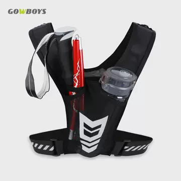 Outdoor sports men's and women's fashion kettle chest bag breathable cycling night running large capacity mobile phone reflective Backpack - ShopShipShake