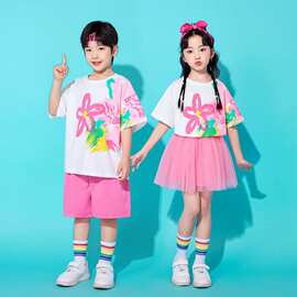 六一儿童演出服啦啦队表演服装小学生运动会班服幼儿园蓬蓬裙舞蹈