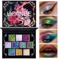 Палитра теней для век UCANBE Ten Color Chameleon Ling Snake Thousand Shedding Eyes осветляет и делает нежным