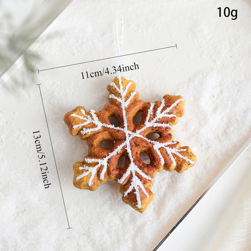 クリスマス装飾ビスケット人ストラップ姜パイ人雪花ドーナツ泡ストラップクリスマスツリー装飾家庭ストラップ|undefined
