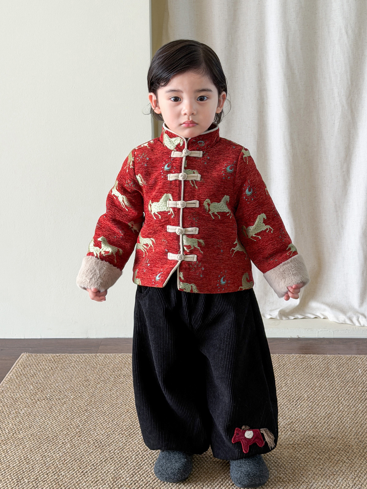 Ropa infantil de azúcar de canela de pera, ropa de invierno, ropa de algodón para niños, ropa de invierno, ropa de algodón para hombres, ropa de nuevo estilo chino
