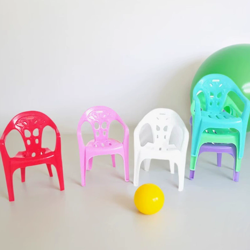 Миниатюрный стул-стульчик для кукольного домика, аксессуар для игрового домика, ностальгический декоративный элемент, имитация стула, 6.8cm
