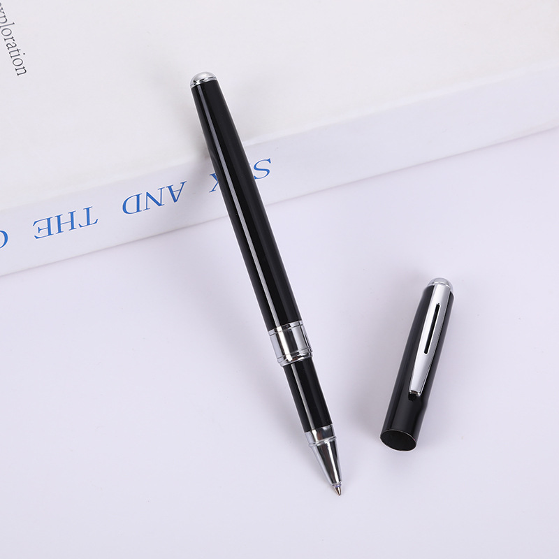 Bolígrafo de firma de metal Regalo de empresa personalizado Anuncio de conferencia Bolígrafo grabado Bolígrafo de góndola de gama alta Bolígrafo de metal