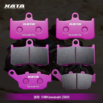 pads for Kawasaki Kawasaki: Tormoz supportları - z800z900-3-pairs-of-the-vehicle-ceramic-kevlar