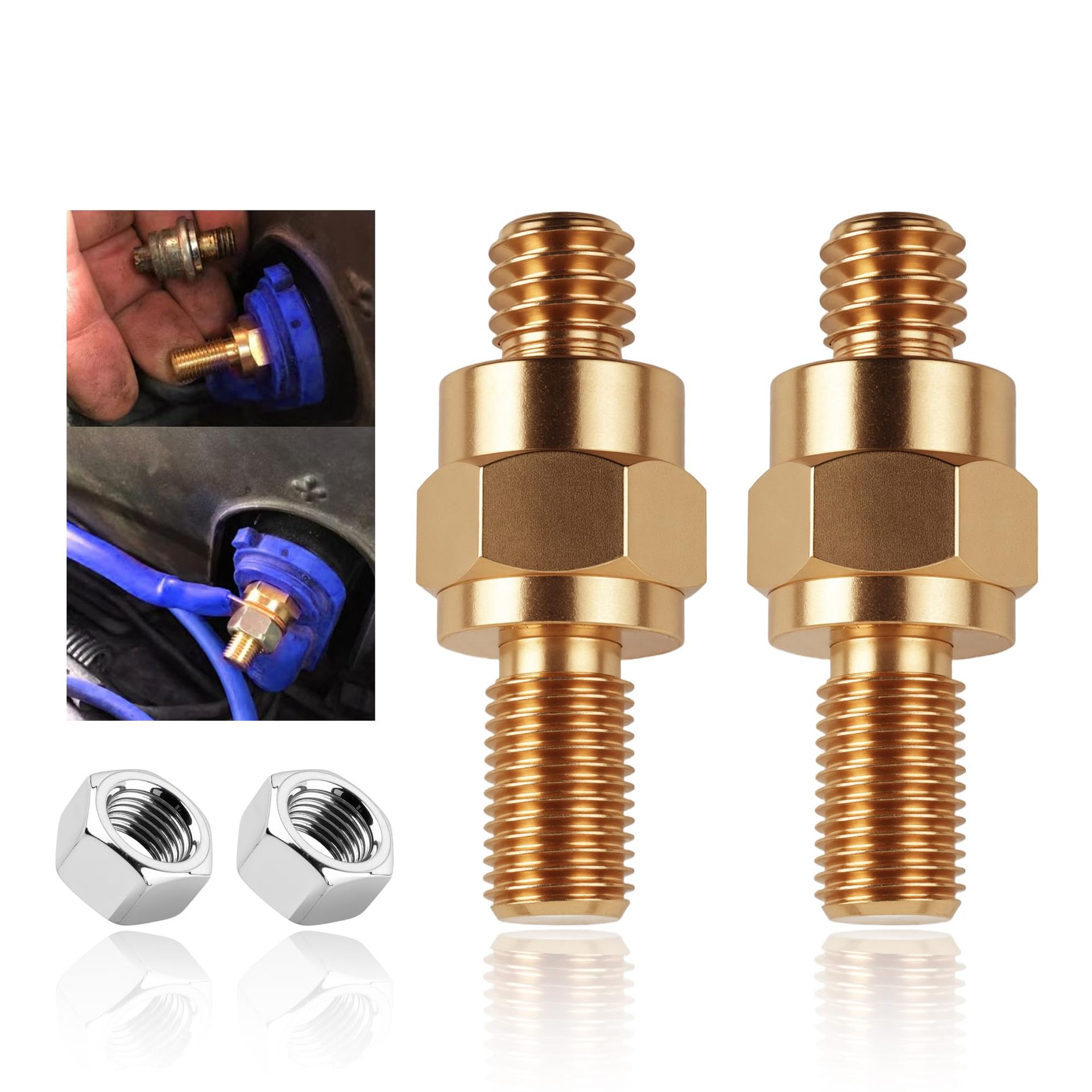 American Car Battery Terminal Side Post Battery Side Post Terminal Adapter Line Connector Wire