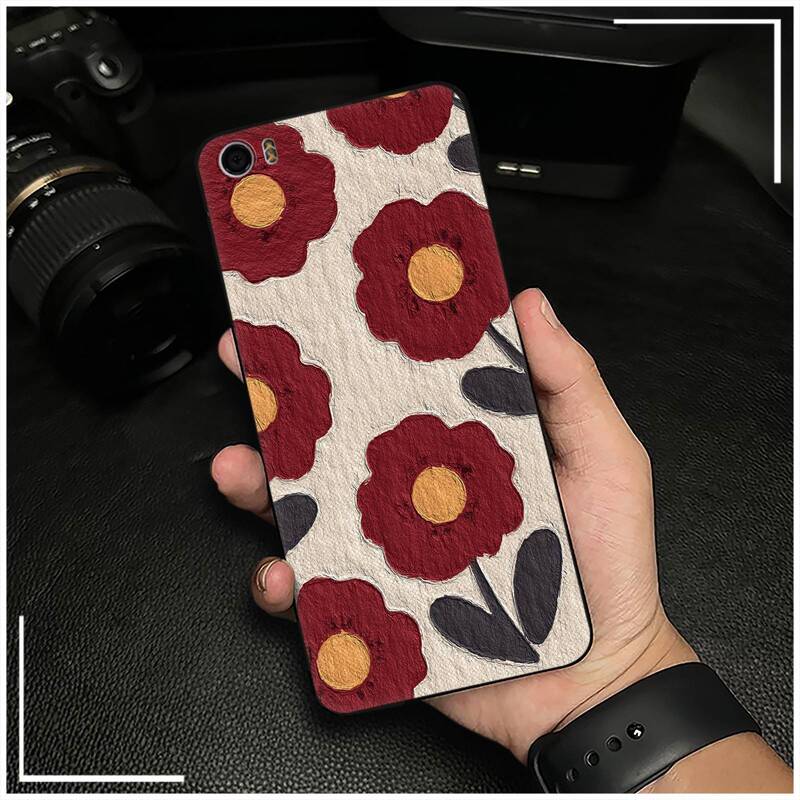 Suitable for Xiaomi Mobile Phone Case Creative Men's and Women's Soft Shell Flower Texture Digital Fun Funny Oil Painting Pure Color Silicone