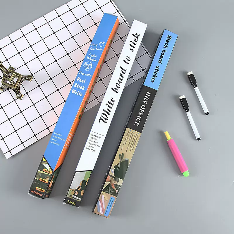 背胶墙面黑板墙贴背景墙装饰绿板贴可移除软白板桌面贴纸墙面装饰