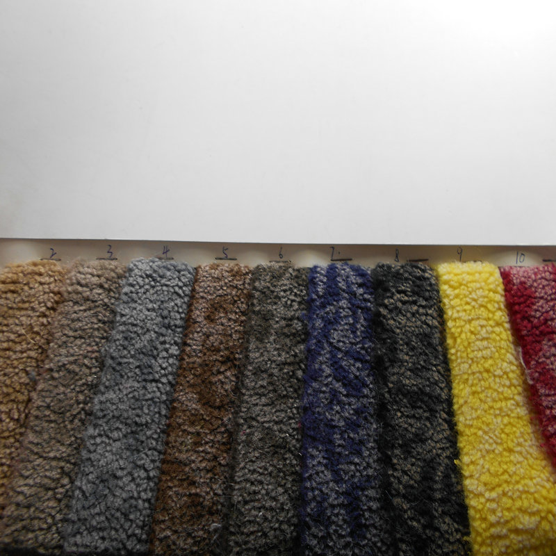 雕印褪色球印花羊羔毛 腈纶羊羔毛洗水褪色扎花毛绒鞋帽家纺面料