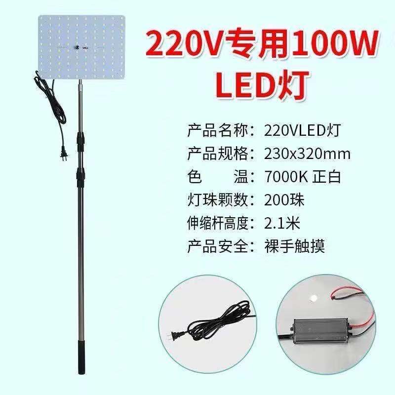 12v luz del mercado nocturno 48 v220 voltios batería carga led puesto luz súper brillante de baja tensión CC luz de emergencia exterior fábrica