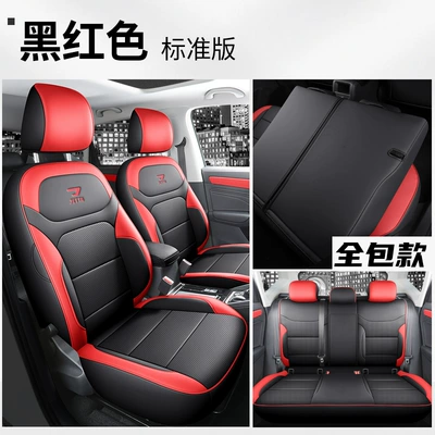 seasons car cushion, Modelə uyğun (Original) oturacaq örtükləri - all-inclusive-standard-edition-black-and-red-jetta-vs7