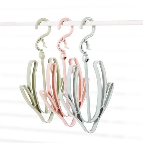 Windproof rotatable shoe drying rack clothes drying rack shoe drying rack creative double hook outdoor shoe hook storage hanging shoe rack