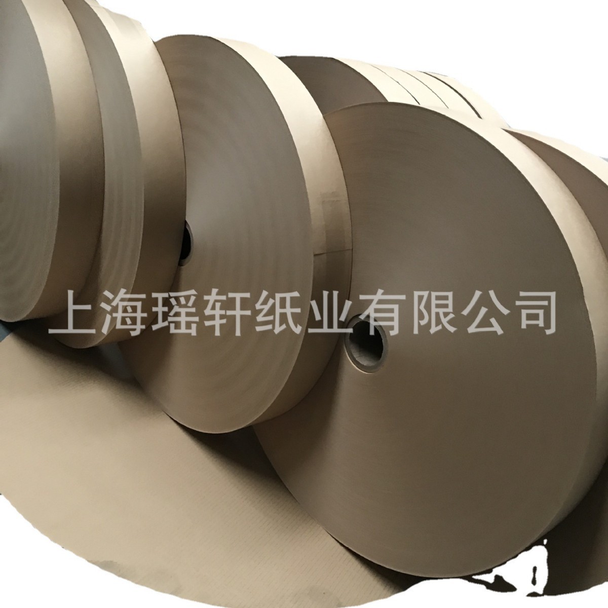 全木浆拉力好纸带纸 分条牛皮纸 五金电子产品包装牛皮纸带纸
