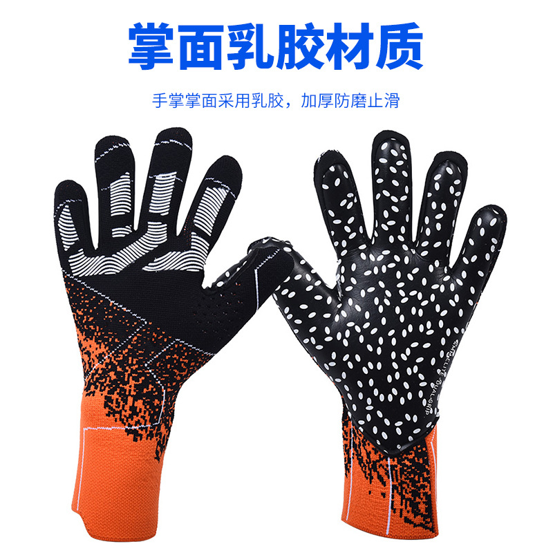 Fabricante en stock portero guantes de fútbol portero adulto Falcon competencia profesional antideslizante niños guantes transpirables