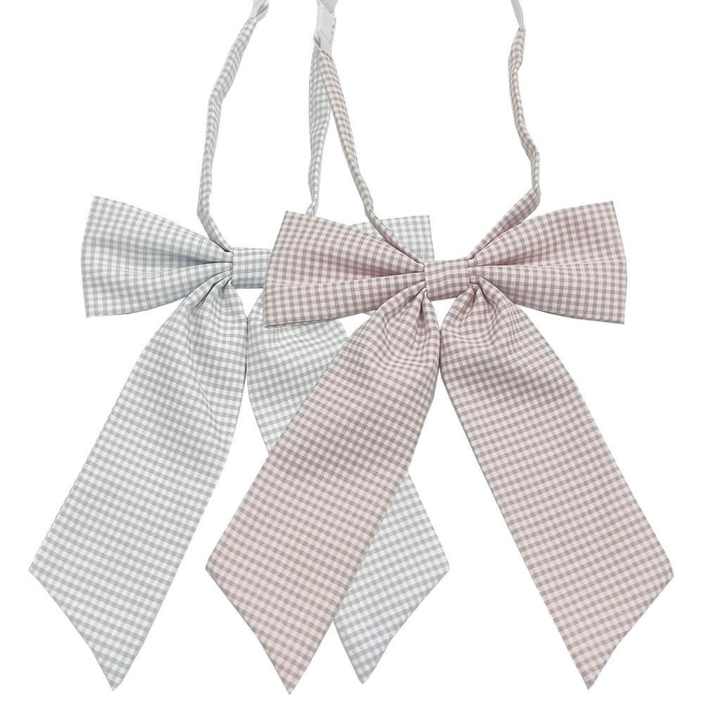 Venta directa de fábrica Pajarita de pajarita de mango largo de gran tamaño Estilo universitario coreano Pajarita jk casual para niñas