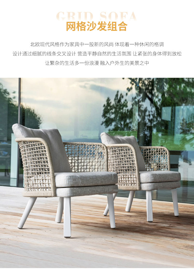 藤椅休闲椅小茶几北欧室外花园露台藤编家具户外沙发庭院别墅阳台-阿里巴巴