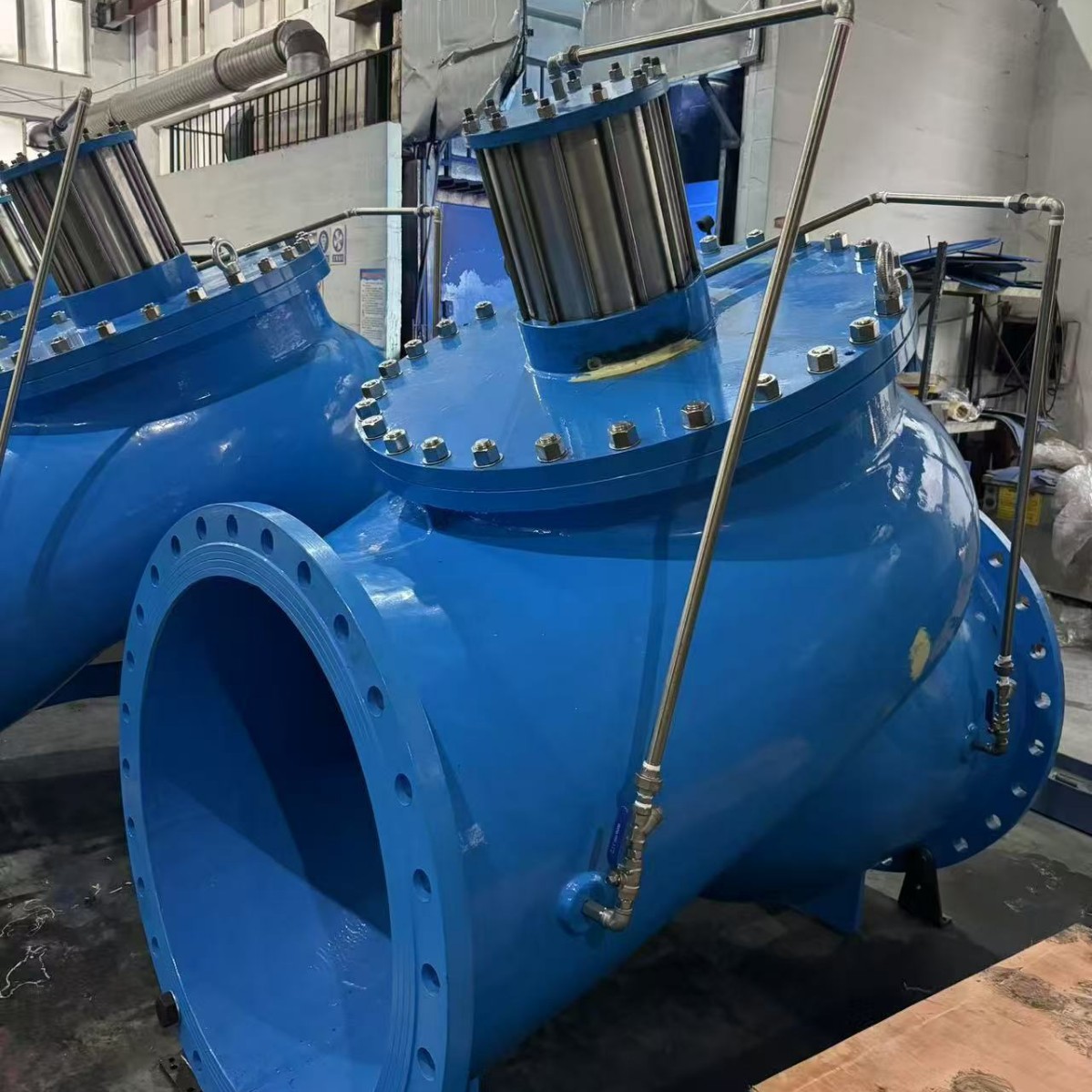 铸钢大口径JD745X-40C活塞式多功能水泵控制阀WCB耐高压防腐蚀