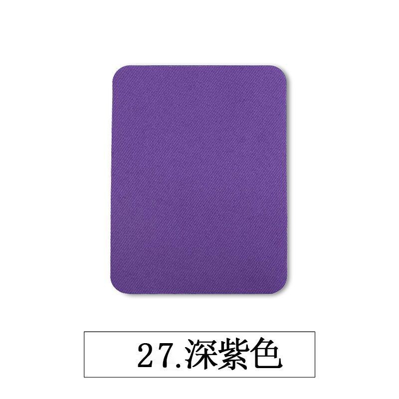 Color rectangular imitación parche de denim parche de planchado rodilla codo parche de tela de reparación de decoración de corte aleatorio