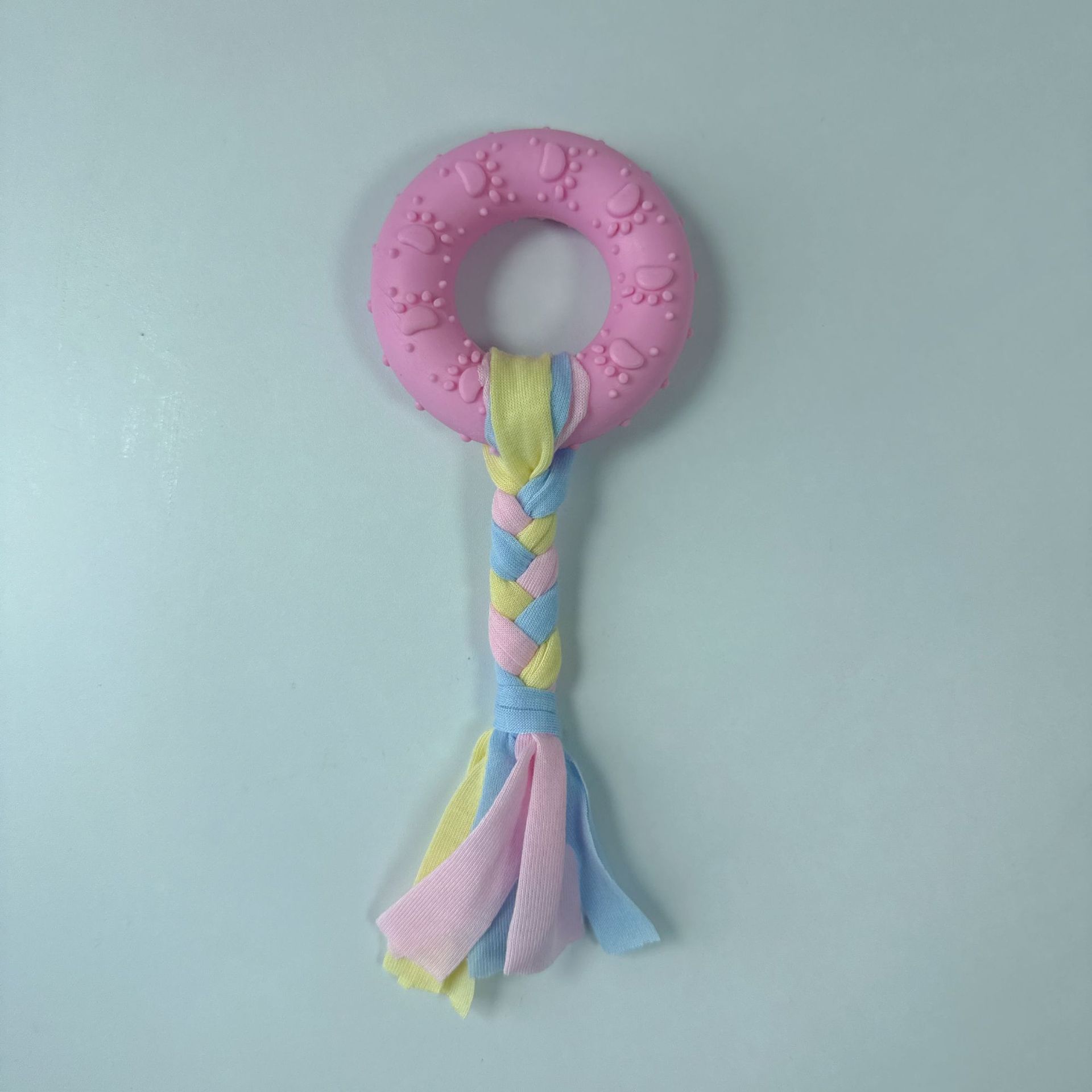 Fabricantes mascotas al por mayor juguetes para perros TPR donuts para perros grandes dientes molares limpiadores juguetes para morder image 6