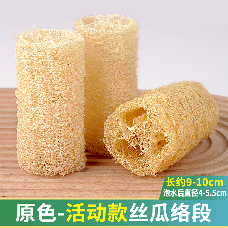 오리지널 컬러 이벤트 모델 - 수세미 세그먼트 (길이 약 9-10cm, 물에 담근 후 직경 4-5.5cm)