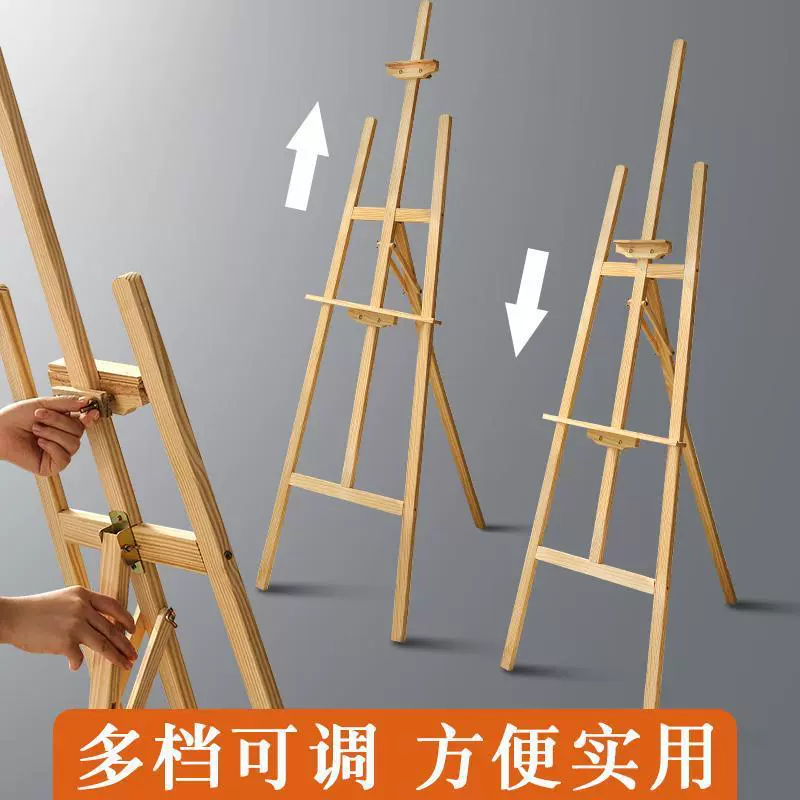 Тщовый мольберт Складной телескопический мольберт Портативный треугольник мольберт художественный эскиз мольберт мольберт