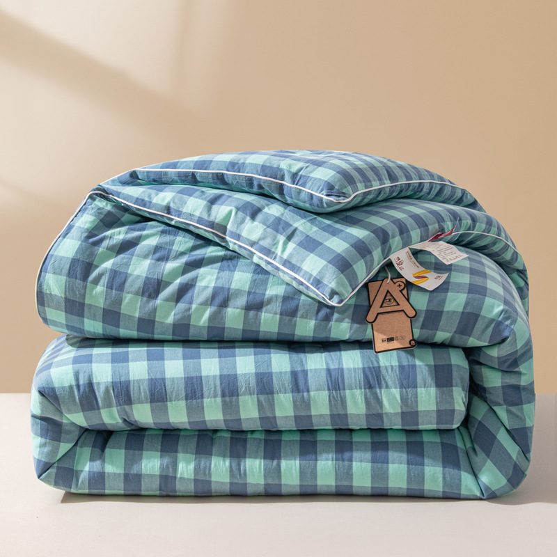 Soy Fiber Quilt Autumn and Winter Quilt Air-Conditioned Quilt Core Student Dormitory Spring and Autumn Quilt Bunk Bed Single Quilt Wholesale