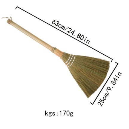 Miscanthus escoba escoba piso piso de madera escoba de lana suave suelo doméstico alféizar de la ventana herramienta de limpieza del cabello Miscanthus protección del medio ambiente