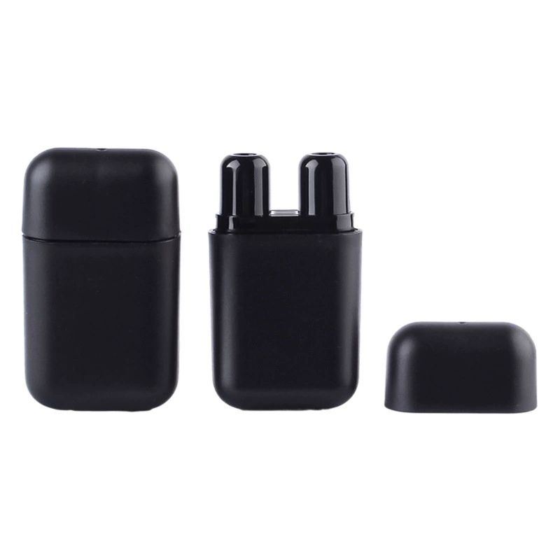 Модернизированный черный упаковочный материал с двойным отверстием для носа пластиковый с отверстием успокаивающий нос трубки бутылка пустая трубка поддержка формулировка