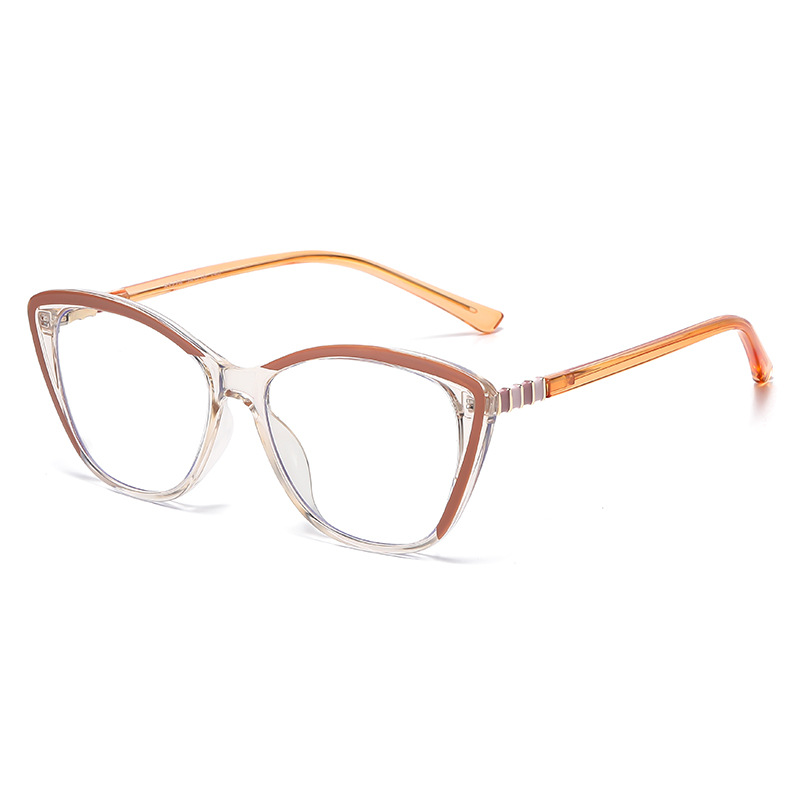 Ojos de gato transfronterizos fotosensibles a la decoloración anteojos antiluz azul de alta calidad, gafas de moda, marco de gafas, gafas de miopía image 6