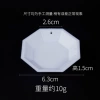 6.3cm large octagonal dish