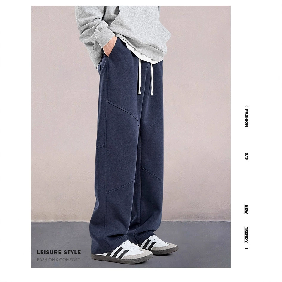 Демисезонные мужские повседневные брюки, для подростков, oversize