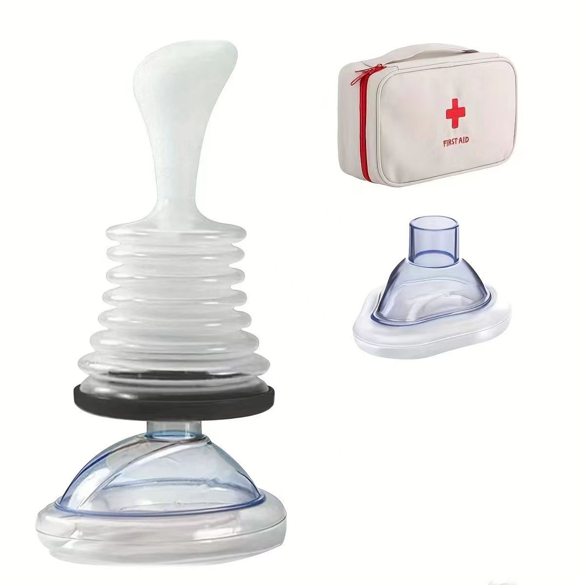 Entrenador de respiración sofocante máscara de rescate de emergencia artificial corazón capacidad vital asfixia dispositivo de emergencia