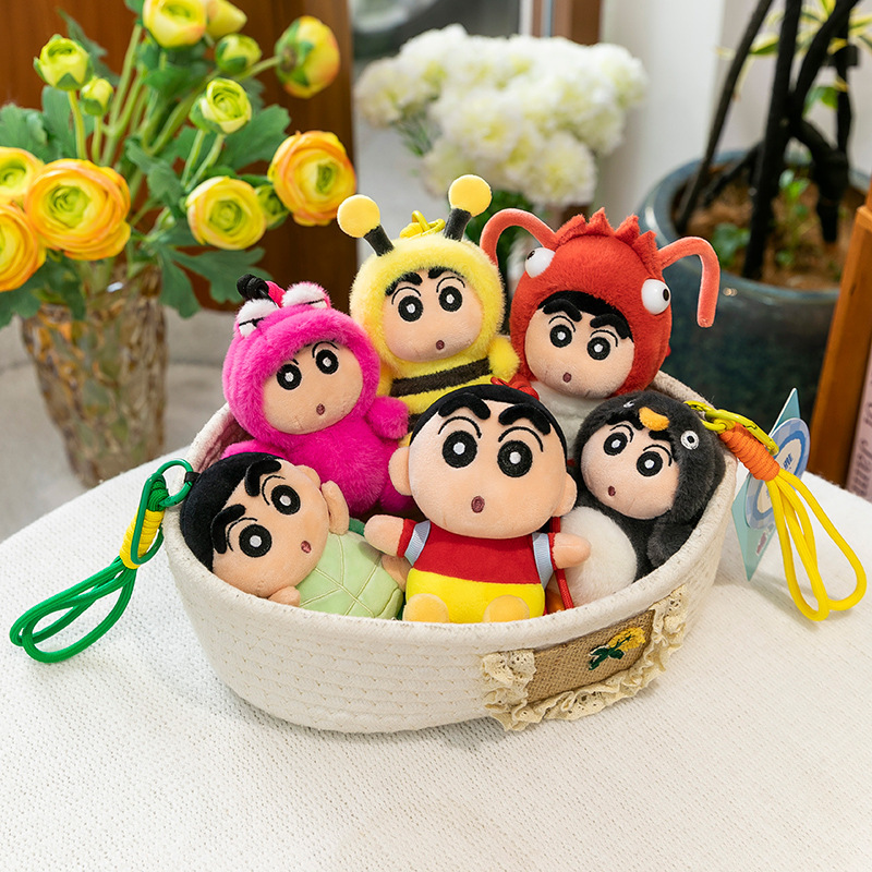 Genuine Crayon Shin New Transformation Penguin Lobster Crocodile Doll Plush Toy Bag Pendant for Friends Gift for Women Genuine Crayon Shin New Transformation Penguin Lobster Crocodile Doll Plush Toy Bag Pendant for Friends Gift for Women