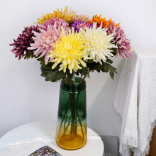 单支金丝菊仿真花 欧式客厅餐桌摆设高档装饰花橱窗展厅摆放