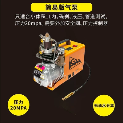 Hava kompressorları Air Pump 35Mpa Air - 220v-single-cylinder-air-pump-basic-filter-gas-cylinder-within-2-liters