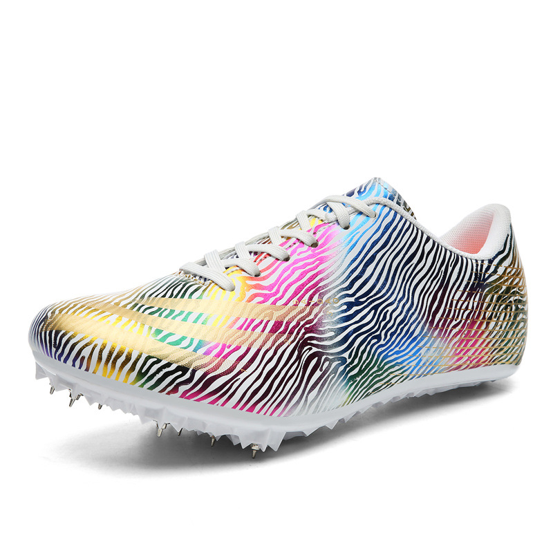 23 nuevos zapatos de pista zapatos de entrenamiento de uñas impermeables zapatos cortos para correr estudiantes hombres y mujeres zapatos de pista resistentes al desgaste entrenamiento zapatos de examen de ingreso a la escuela secundaria