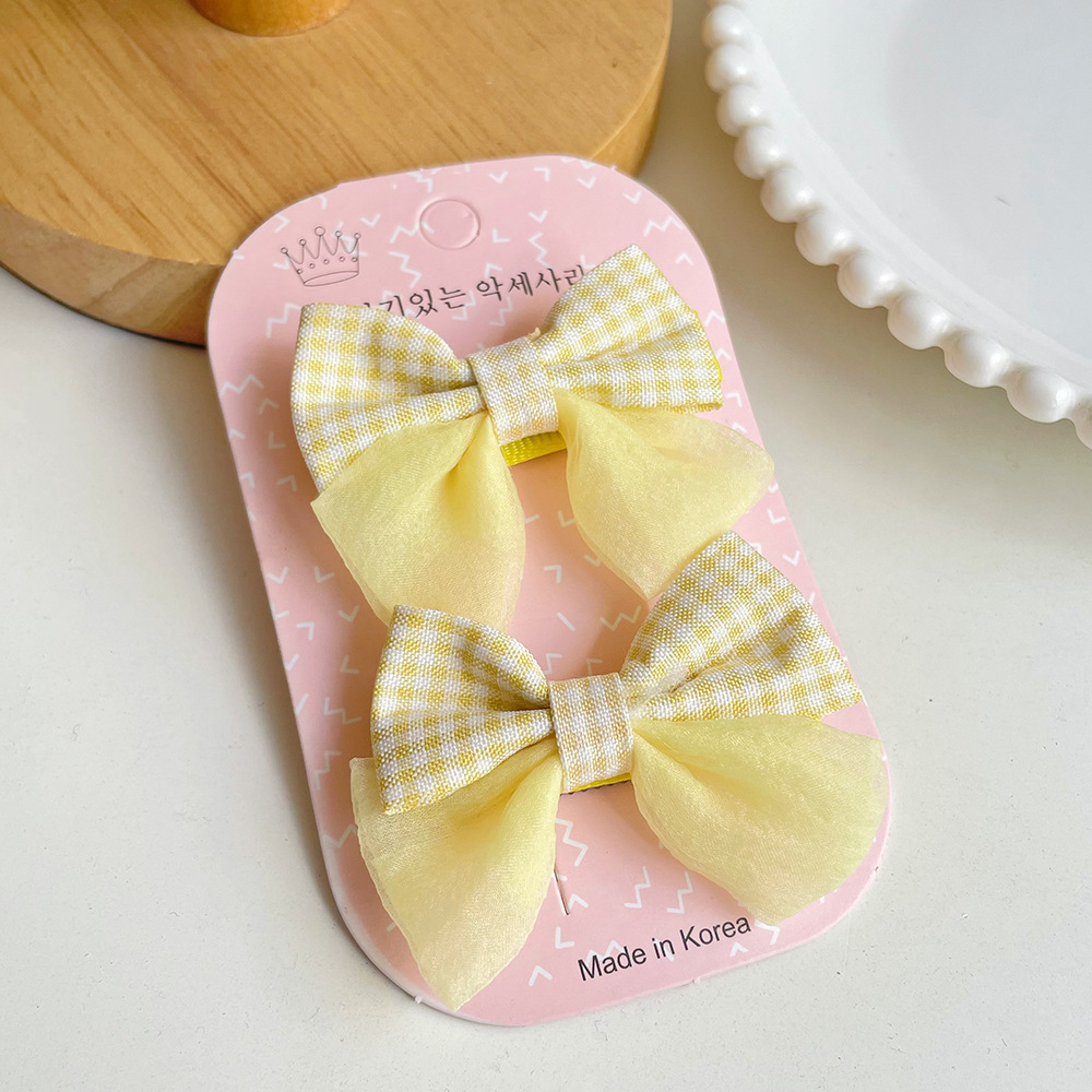 Women's Gender Women's Korean Style Bow Knot Polyester Hair Clip