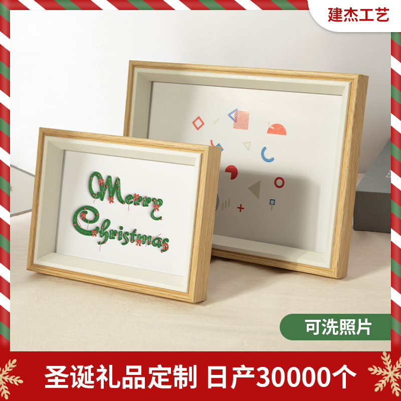 Christmas Photo Frame Table 7 Inches 5 6 8 10 A4 Decorative Painting Photo Frame Wall Hanging Christmas Eve Gift Creative Picture Frame
