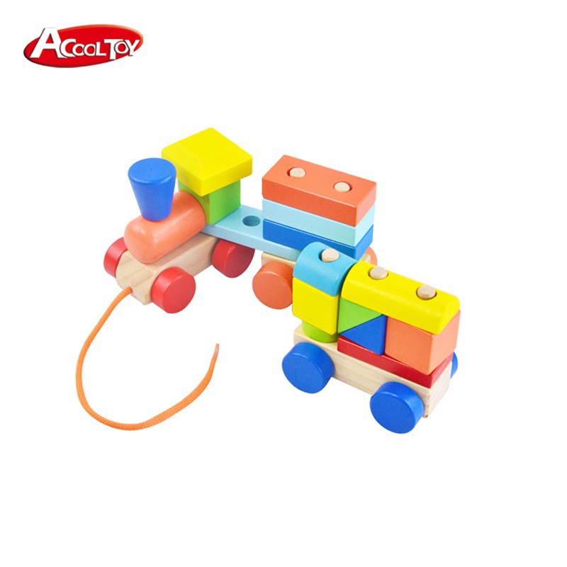 Tren eléctrico de madera Thomas transfronterizo, serie de montaje compatible con juguetes de escena, regalo educativo