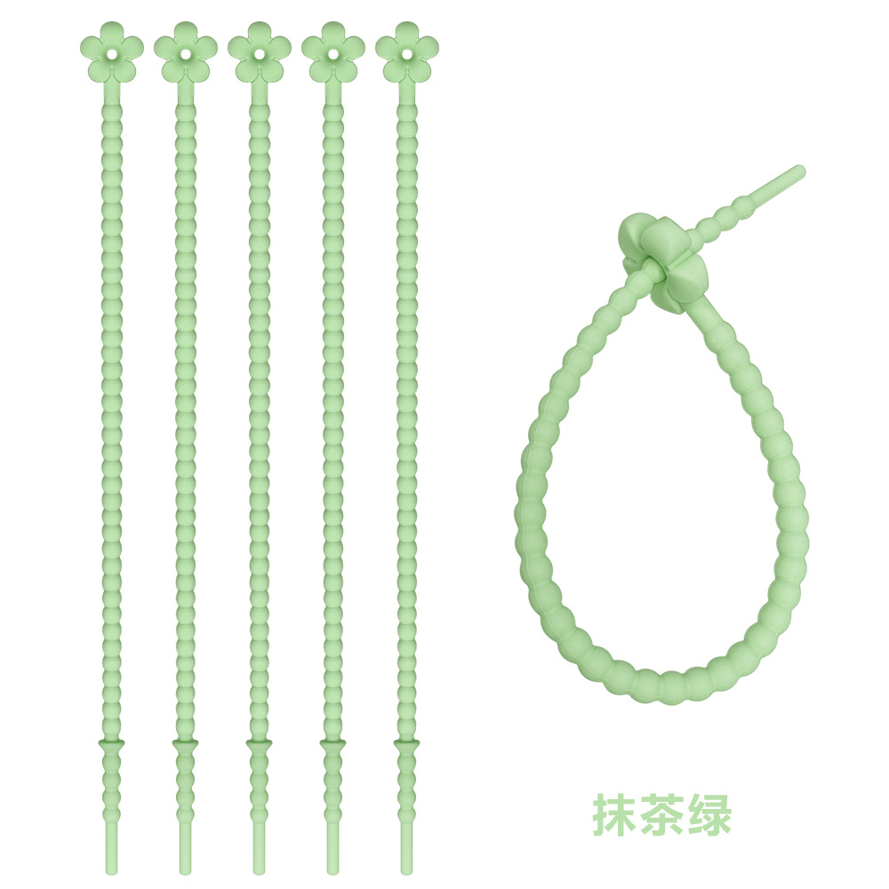 Nuevo colorido pequeña flor cuerda de silicona DIY llavero pulsera ropa joyería hecha a mano cordón cinta accesorios de joyería