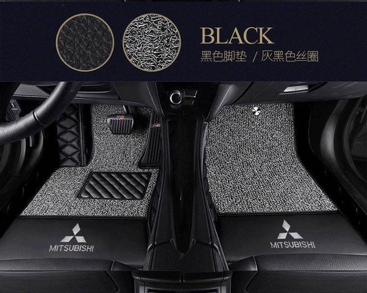 Suitable for Mitsubishi Outlander, Eclipse Cross, Pajero, right-hand drive Lancer, Galant, and Junge full-coverage car floor mats