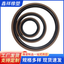 格莱圈气动油封气缸活塞密封聚四氟乙烯铜粉孔用旋转密封圈耐磨