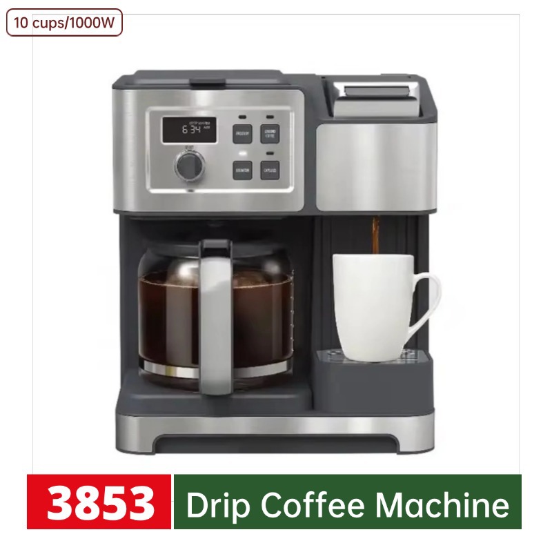 Máquina de café americana automática K-Cup cápsula con goteo de café en polvo para electrodomésticos 2 - en - 1