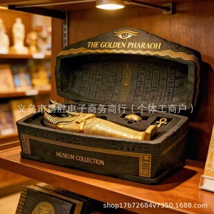 �羳The Golden Pharaoh Anubis Sarcophagus��Ŭ��˹ʯ�ה[��