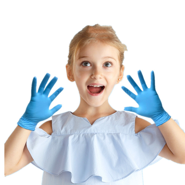 Children's small disposable acid-base gloves