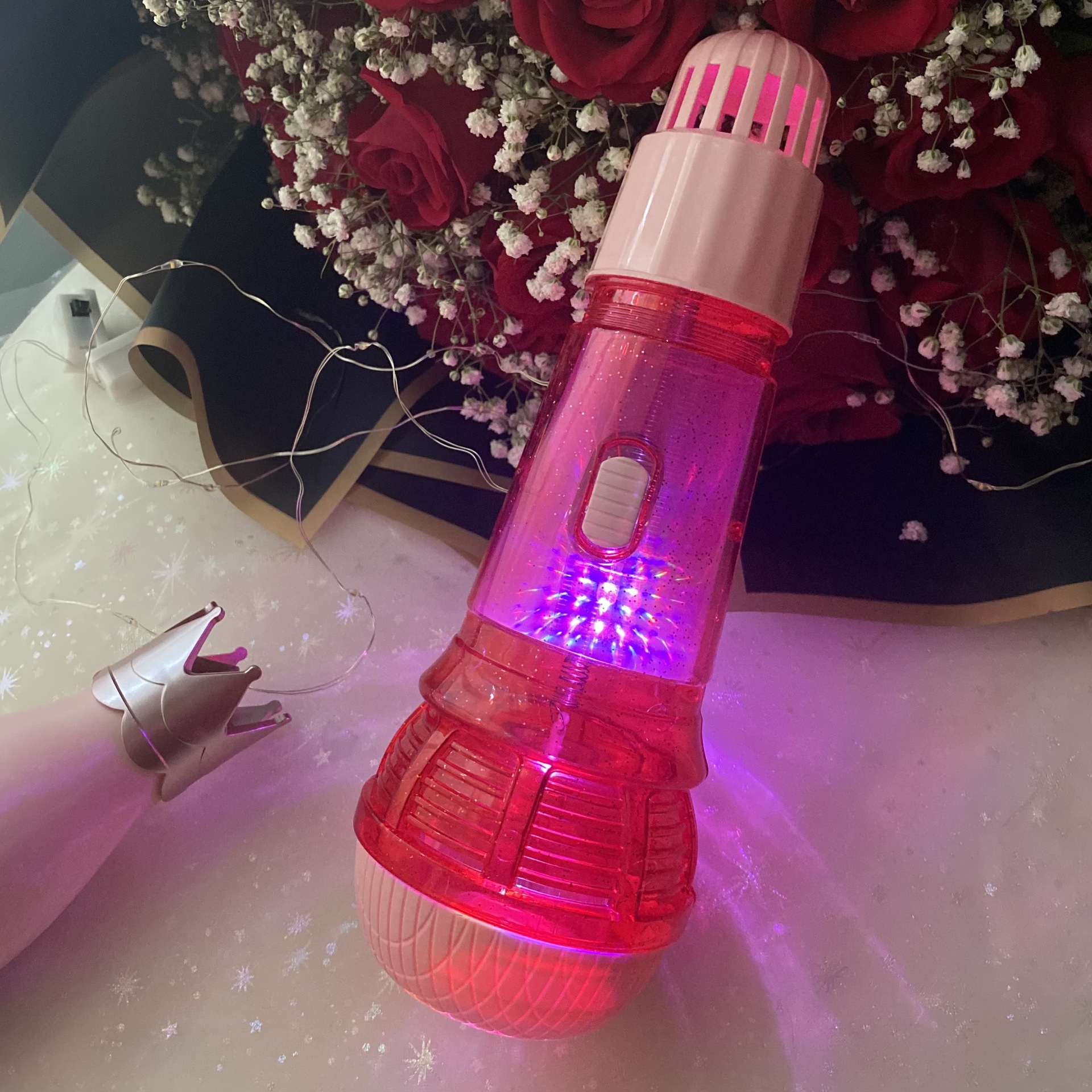 Micrófono de eco para niños micrófono de eco físico los niños aprenden a hablar sin lastimar los oídos anfitrión accesorios de educación temprana