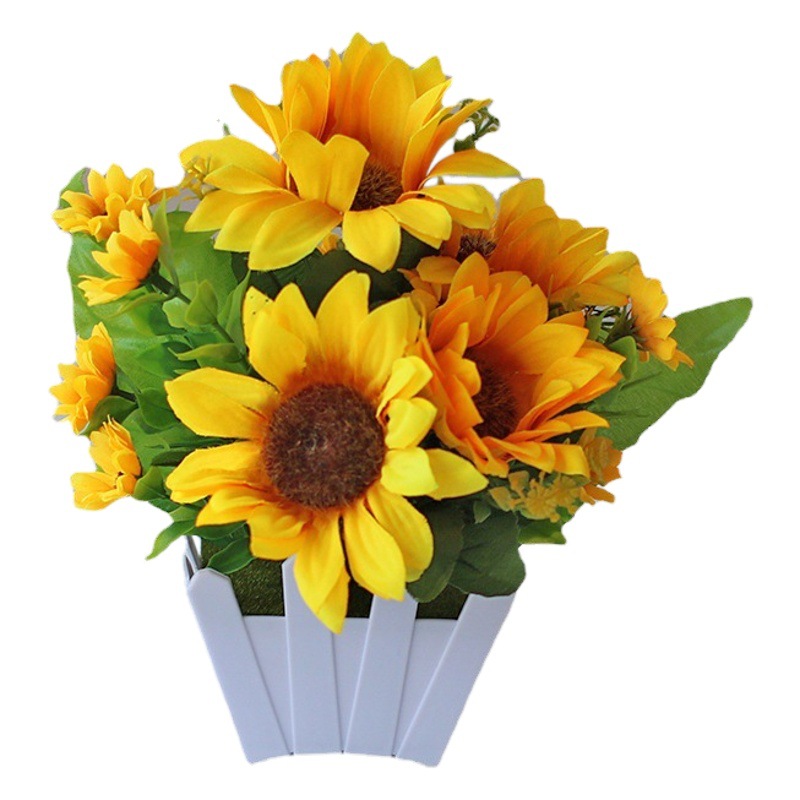 Planta artificial bonsai eucalipto Lysiana flor artificial planta verde Planta artificial decoración del hogar Fuente de la fábrica