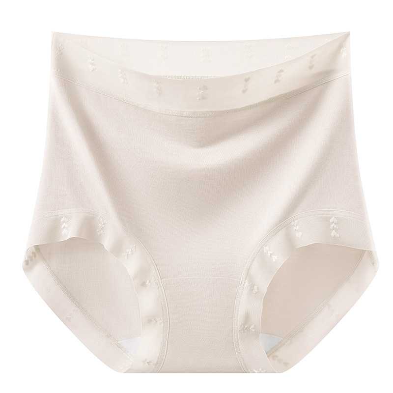 60 piezas de alta densidad modal de cintura alta entrepierna larga verano fina 10A entrepierna antibacteriana entrepierna de algodón entrepierna todo incluido cadera ropa interior de mujer image 11