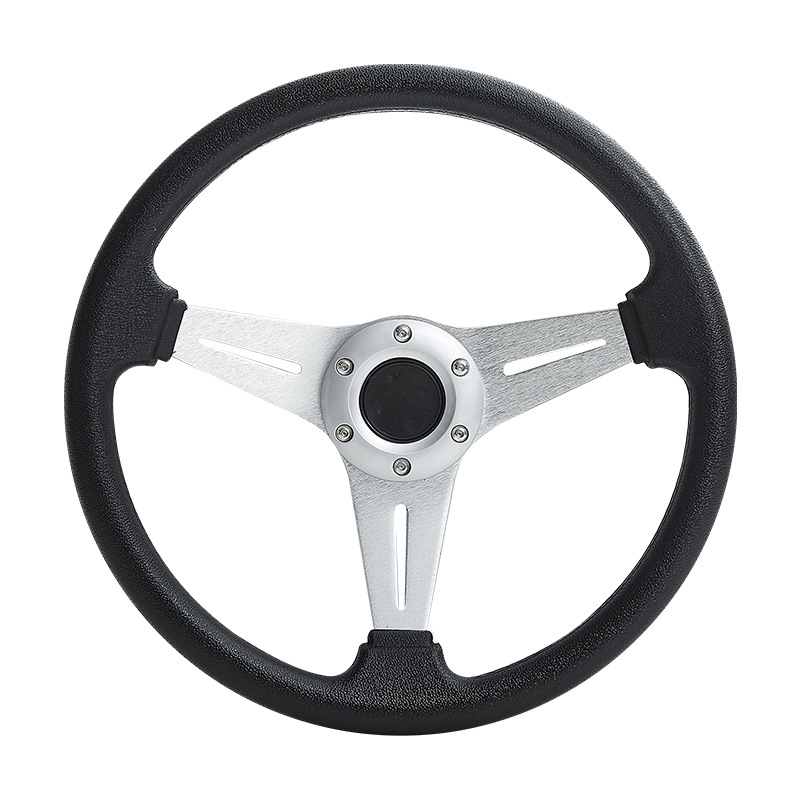 Steering wheel: Universal Racing Style - jg-5125d-white
