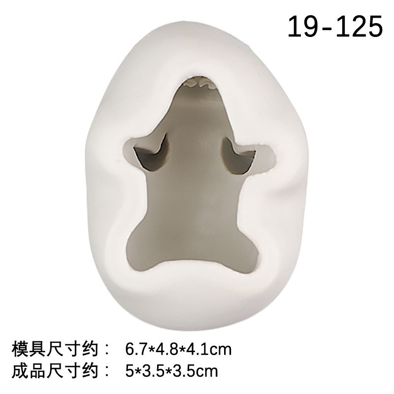 Tridimensional pequeño cerdo de oro molde de silicona molde de chocolate DIY mousse hornear postre